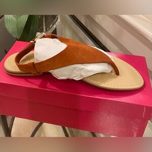 Vintage NWT *J CREW* Suede *ASTRIA* Sandals … *SOFT TERRACOTTA* … Size: 9